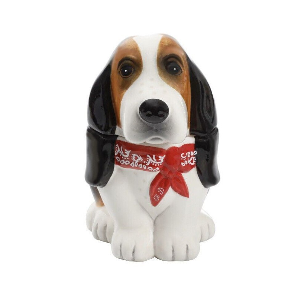 Pioneer Woman Candy Jar Henry Cookie Treat Jar Canister 7.75" Hound Dog New